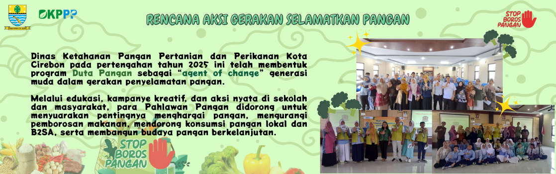 Gerakan Selamatkan Pangan dengan membentuk Duta Pangan "Agent of Changes" anak-anak sekolah